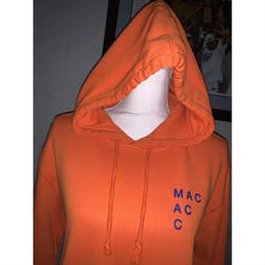 Orange & Navy Blue Mac Miller Circles Hoodie 🧡